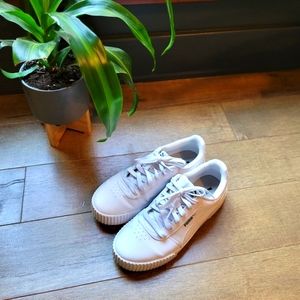 Puma white sneakers